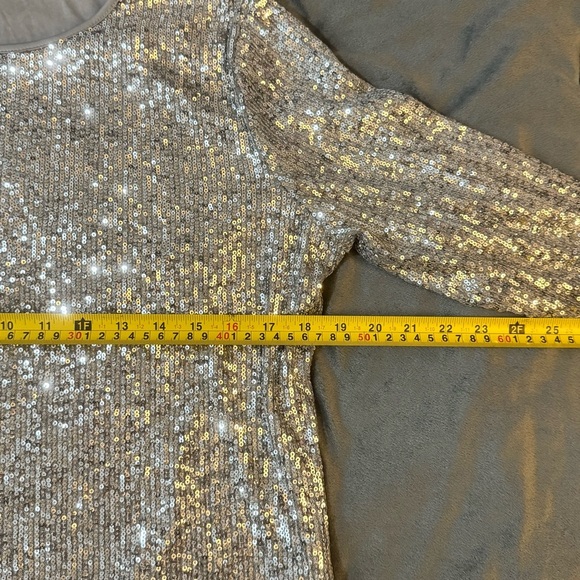 Ricki's Silver Sequin Long Sleeve Blouse

#1039 - Picture 2 of 7